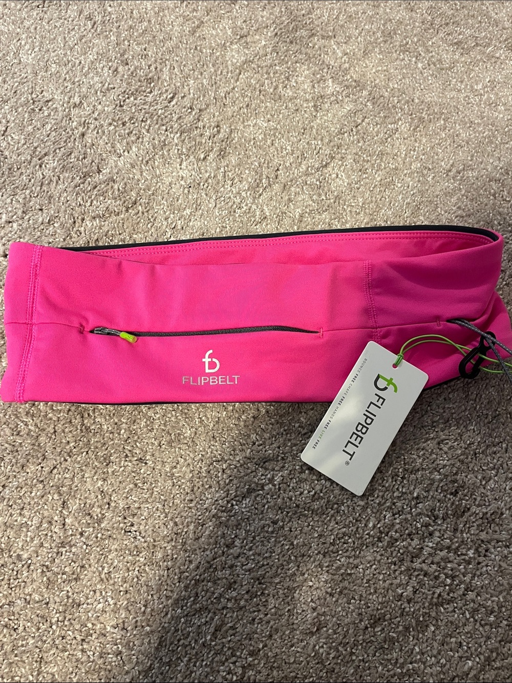 FlipBelt Women's Running Belt - Hot Pink